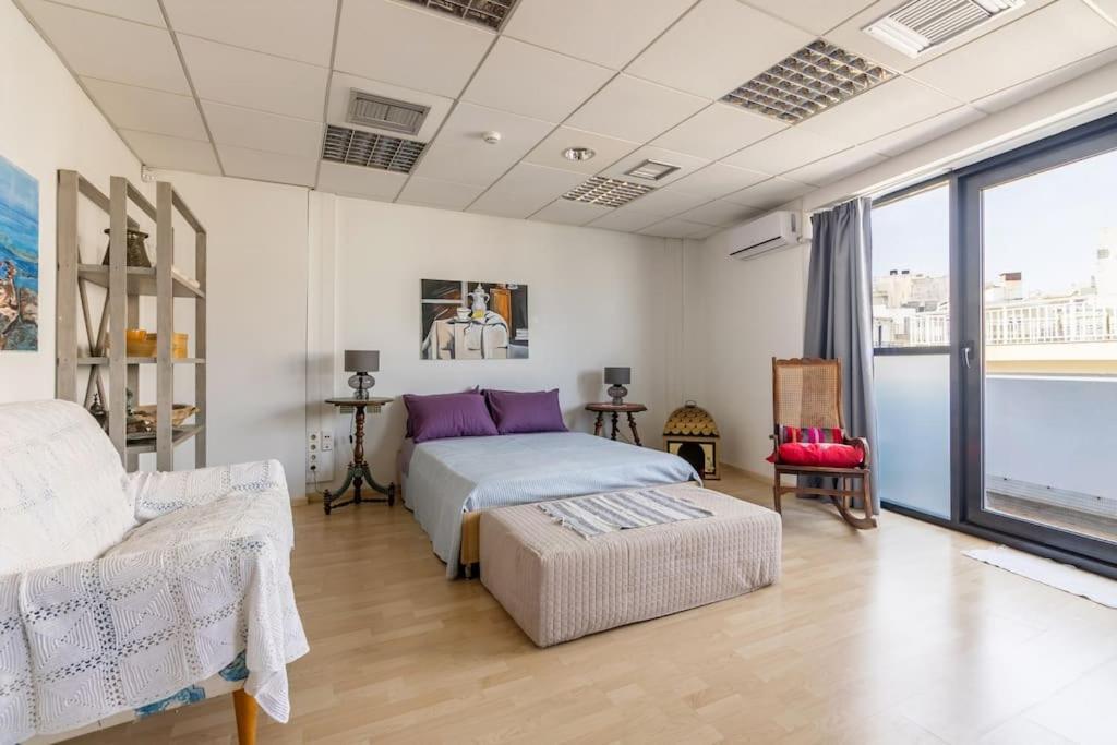 Downtown Spacious Loft Apartment Just 3 Minutes From City Centre Heraklion  Exterior photo